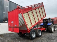 JOHNSTON 16ft TWIN AXLE SILAGE TRAILER - 21
