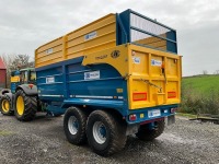 KANE 18ft HALF PIPE TWIN AXLE SILAGE TRAILER - 3