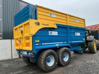 KANE 18ft HALF PIPE TWIN AXLE SILAGE TRAILER - 5