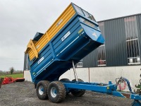 KANE 18ft HALF PIPE TWIN AXLE SILAGE TRAILER - 17