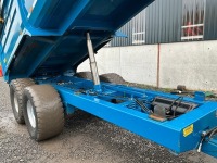 KANE 18ft HALF PIPE TWIN AXLE SILAGE TRAILER - 24