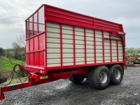 JOHNSTON 18ft TWIN AXLE SILAGE TRAILER - 2
