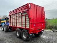 JOHNSTON 18ft TWIN AXLE SILAGE TRAILER - 3