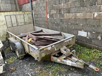 IFOR WILLIAMS 10ft x 5.6ft 2700KGS TWIN AXLE PLANT TRAILER