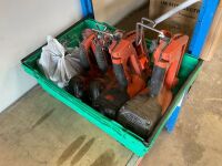 4No. ASSORTED 1st & 2nd FIX PASLODE NAIL GUNS & CHARGERS - 8