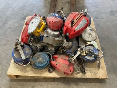 PALLET TO INC. APPROX. 20No. FALL ARREST BLOCKS