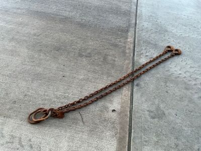2No. 10mm SINGLE LEG LIFTING CHAINS