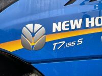 NEW HOLLAND T7.195S 4WD POWER COMMAND TRACTOR - 4