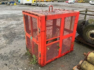 APPROX. 930mm x 1240mm x 1240mm CAGE TO SUIT CRANE