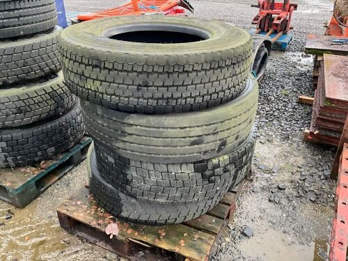 APPROX. 4No. ASSORTED PART WORN TYRES