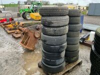 APPROX. 16No. ASSORTED PART WORN TYRES & RIMS