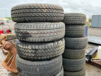 APPROX. 16No. ASSORTED PART WORN TYRES & RIMS - 2