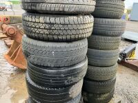 APPROX. 16No. ASSORTED PART WORN TYRES & RIMS - 3