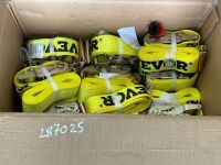 APPROX 9No. UNUSED RATCHETS & STRAPS (YELLOW) - 2