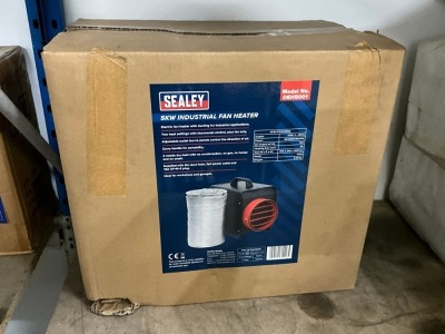 UNUSED SEALEY 5KW 3 PHASE FAN HEATER