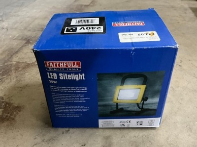 UNUSED FAITHFUL 35W 240v LED SITE LIGHT