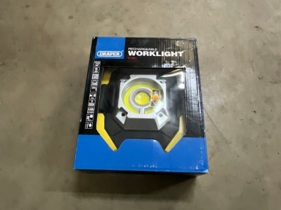 UNUSED DRAPER 10W RECHARGABLE LED WORKLIGHT