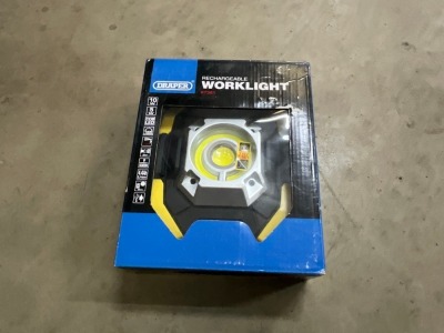 UNUSED DRAPER 10W RECHARGABLE LED WORKLIGHT