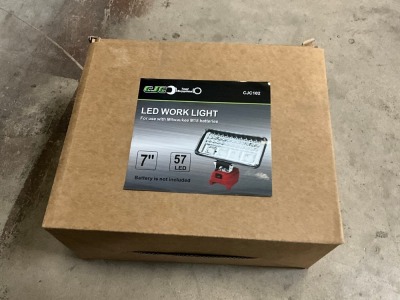UNUSED CJC 57 LED 7" CORDLESS WORKLIGHT