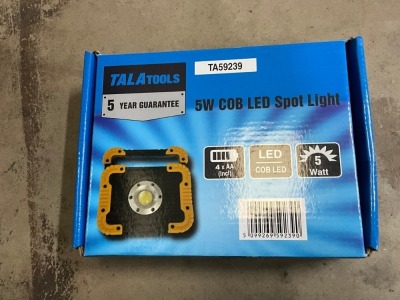 UNUSED TALA TOOLS 5W LED COB SPOTLIGHT