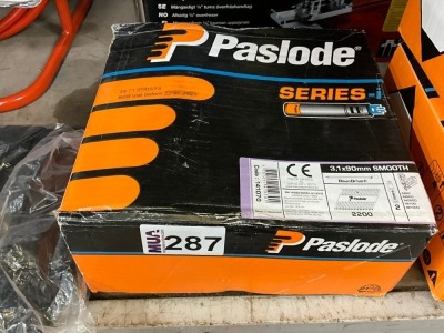 APPROX 2200No. UNUSED PASLODE 90mm NAILS