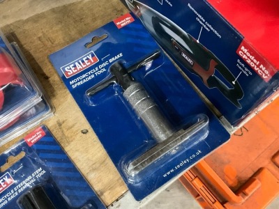 UNUSED SEALEY MOTORCYCLE DISC BRAKE SEPARATOR TOOL