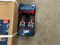 UNUSED SEALEY MOTORCYCLE ROLL IN WHEEL CLAMP - 4