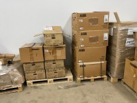 APPROX. 8No. PALLETS TO INC. ASSORTED INVERTERS - ABB, SOLAR MAX, TRIO, SUBBASE, TRANNERGY INVERTER ETC - 18