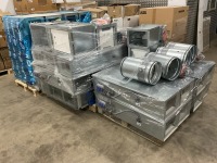 APPROX. 3No. PALLET TO INCLUDE ASSORTED MANDIJ, TROX & NUAIRE FIRE DAMPERS & VAVS