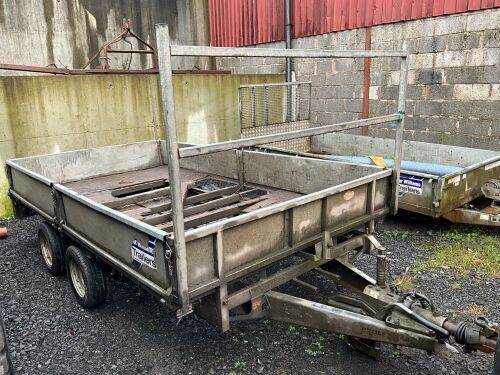 IFOR WILLIAMS 12ft x 6.6ft DROPSIDE GALVANISED TRAILER