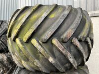 2No. FLOATATION RIMS & TYRES 66x43.00-25NHS - 2