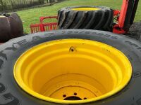 4No. RIMS & TYRES TO SUIT JOHN DEERE TRACTOR - 4