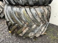 4No. RIMS & TYRES TO SUIT JOHN DEERE TRACTOR - 8