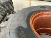 4No. RIMS & TYRES TO SUIT JOHN DEERE TRACTOR - 10