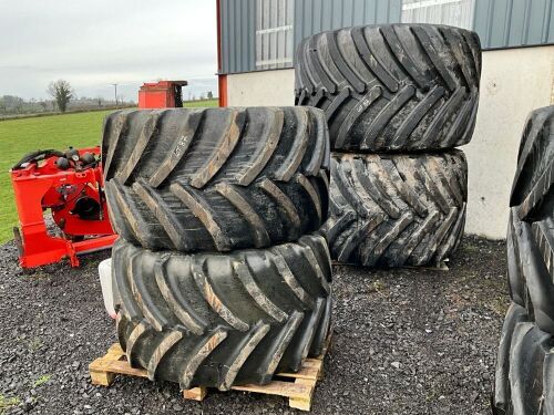 4No. RIMS & TYRES TO SUIT JOHN DEERE TRACTOR