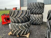 4No. RIMS & TYRES TO SUIT JOHN DEERE TRACTOR