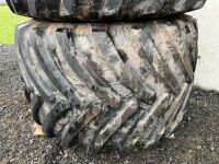 4No. RIMS & TYRES TO SUIT JOHN DEERE TRACTOR - 8