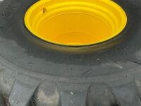 4No. RIMS & TYRES TO SUIT JOHN DEERE TRACTOR - 10