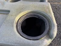APPROX. 1000 GALLON PLASTIC WASTE WATER TANK (GREY) - 8