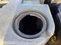 APPROX. 1000 GALLON PLASTIC WASTE WATER TANK (GREY) - 9