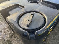 APPROX. 1000 GALLON PLASTIC WASTE WATER TANK (BLACK) - 7