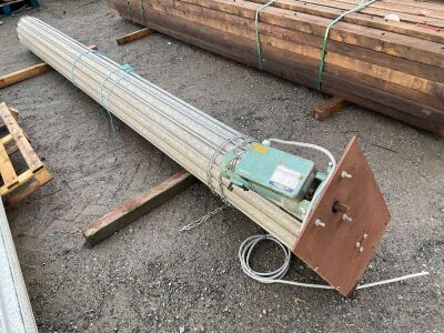 APPROX. 4550mm ELECTRIC GALVANISED ROLLER DOOR