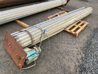 APPROX. 4550mm ELECTRIC GALVANISED ROLLER DOOR