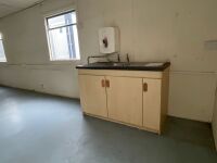 APPROX. 32ft x 10ft STEEL CLAD OPEN PLAN SITE OFFICE / CANTEEN - 6