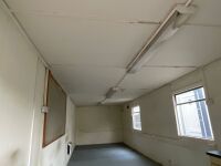 APPROX. 32ft x 10ft STEEL CLAD OPEN PLAN SITE OFFICE / CANTEEN - 7