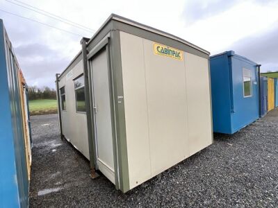 APPROX. 20ft x 10ft STEEL CLAD OPEN PLAN OFFICE&nbsp;