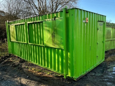 APPROX. 20ft x 10ft ANTI VANDAL 2 OFFICE SITE HUT (K5247)