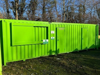 APPROX. 30ft x 10ft ANTI VANDAL OPEN PLAN CANTEEN / OFFICE (K5495)