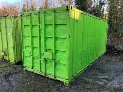 APPROX. 20ft x 8ft SHIPPING CONTAINER (K5150)