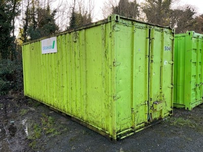 APPROX. 20ft x 8ft SHIPPING CONTAINER (K5049)